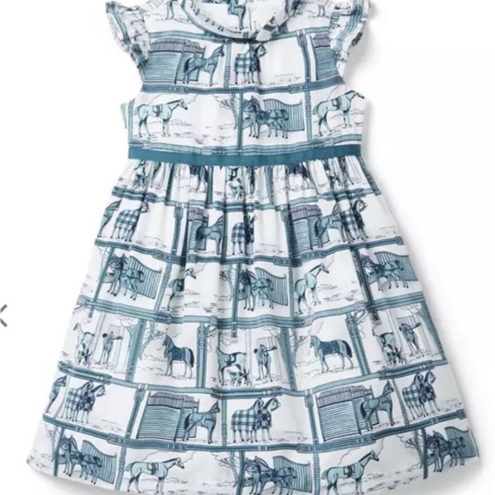 Janie and jack Horse Print Dress Sz12